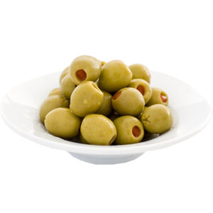 Aceitunas verdes rellenas con Morron en salmuera