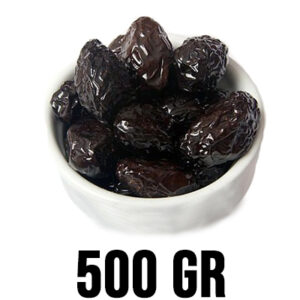 Aceitunas negras tipo griegas en aceite por 500 Gr