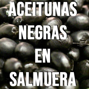 Aceitunas Negras en Salmuera