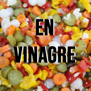 Pickles mixtos en vinagre por 500 Gr