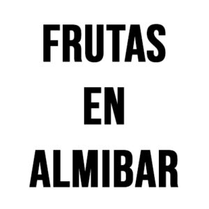 Frutas en almibar