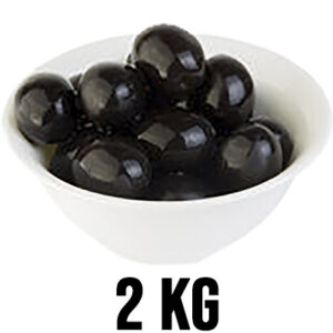 Aceitunas negras con carozo en aceite por 2 Kg