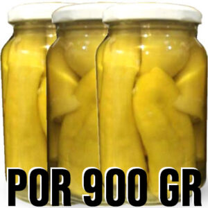 Ajíes despuntados en vinagre por 900 Gr