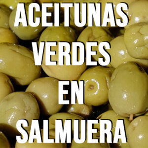 Aceitunas verdes en salmuera