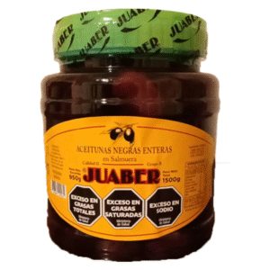 Aceitunas Negras por 1 Kg en salmuera Nº 000 Juaber