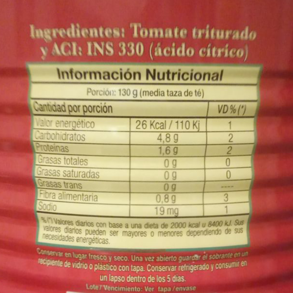 Tomate Triturado Corper por 8 Kg - Imagen 4